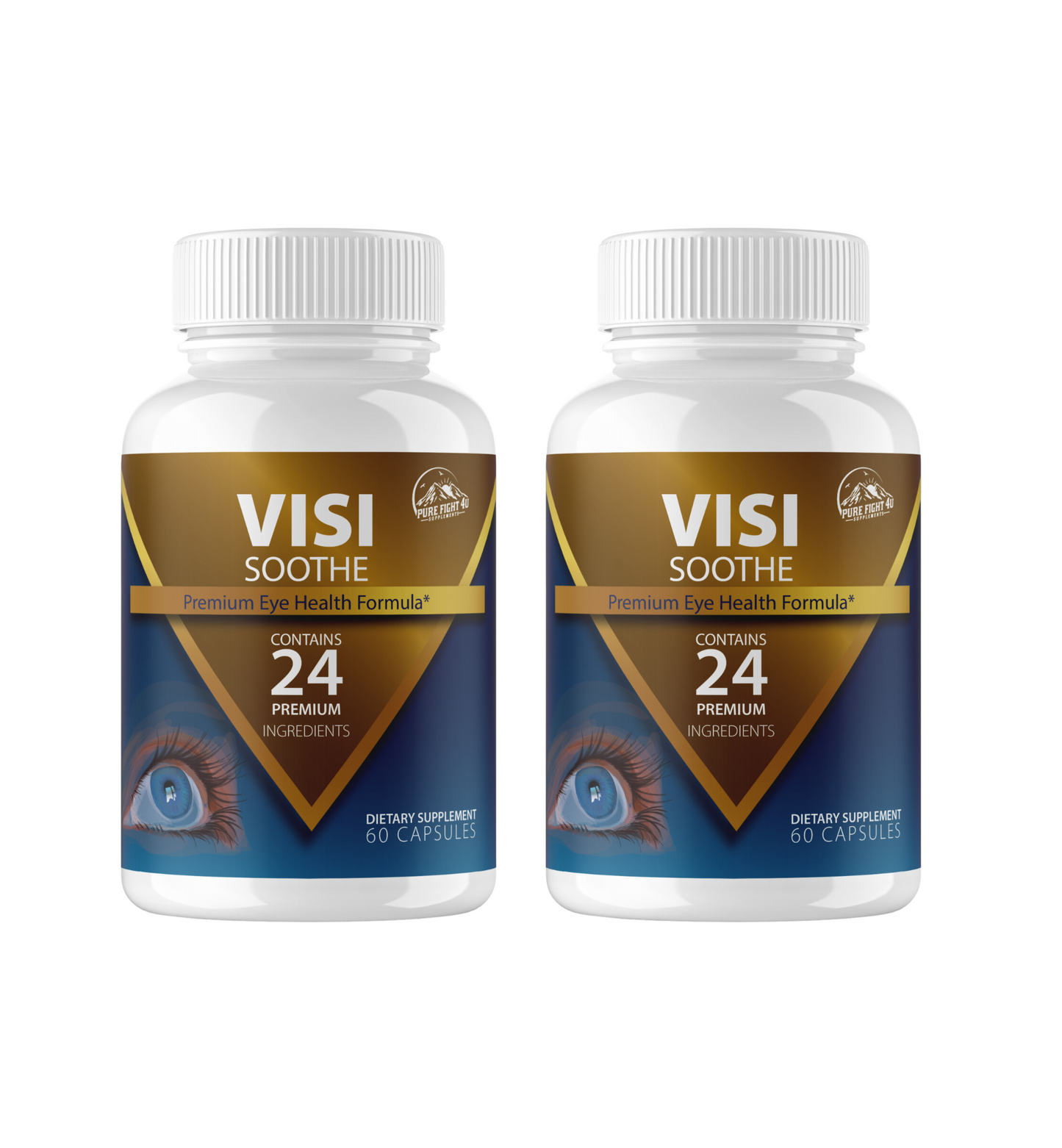 Visi Soothe Premium Eye Health Formula - 2 Bottles 120 Capsules