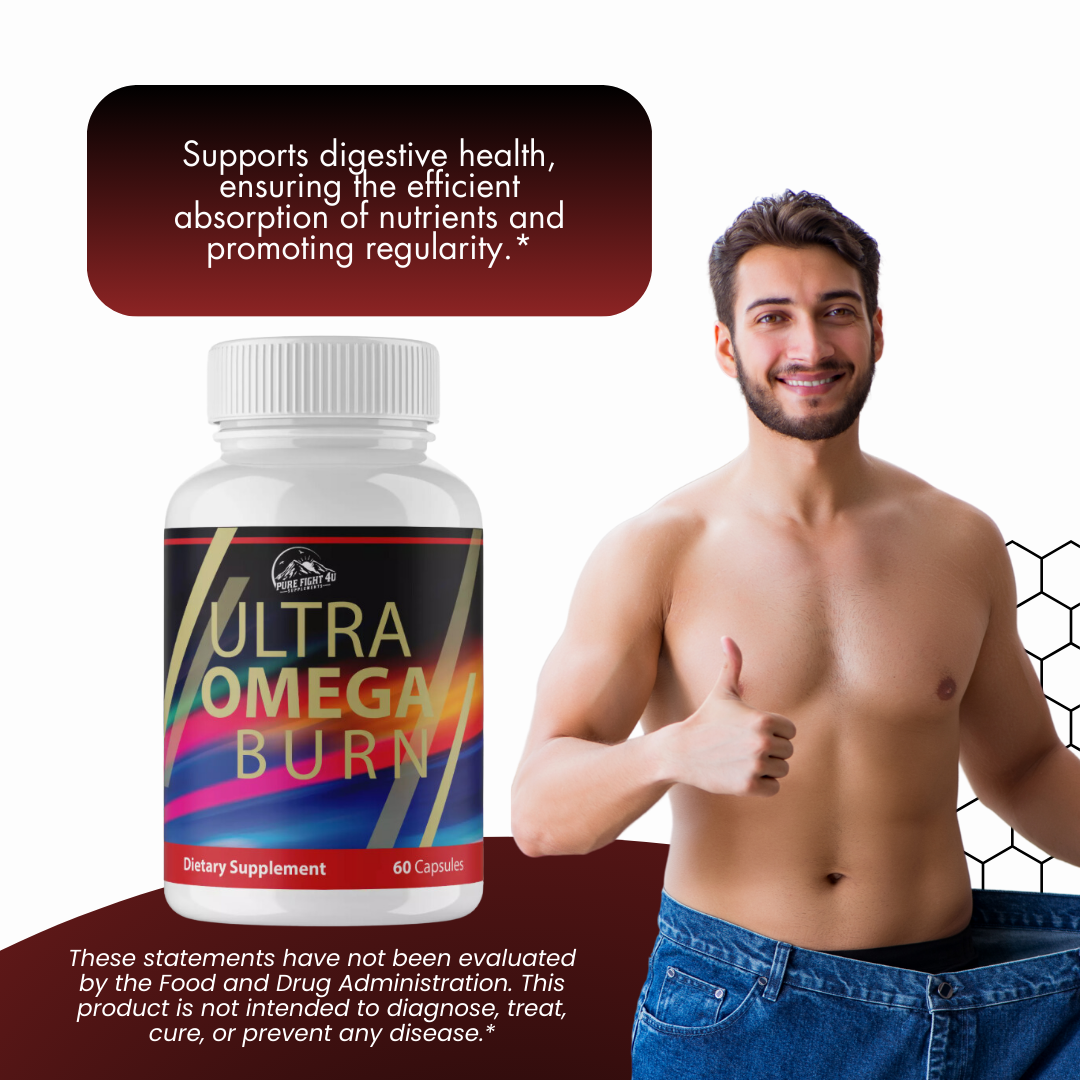 Ultra Omega Burn Dietary Supplement - 12 Bottles 720 Capsules