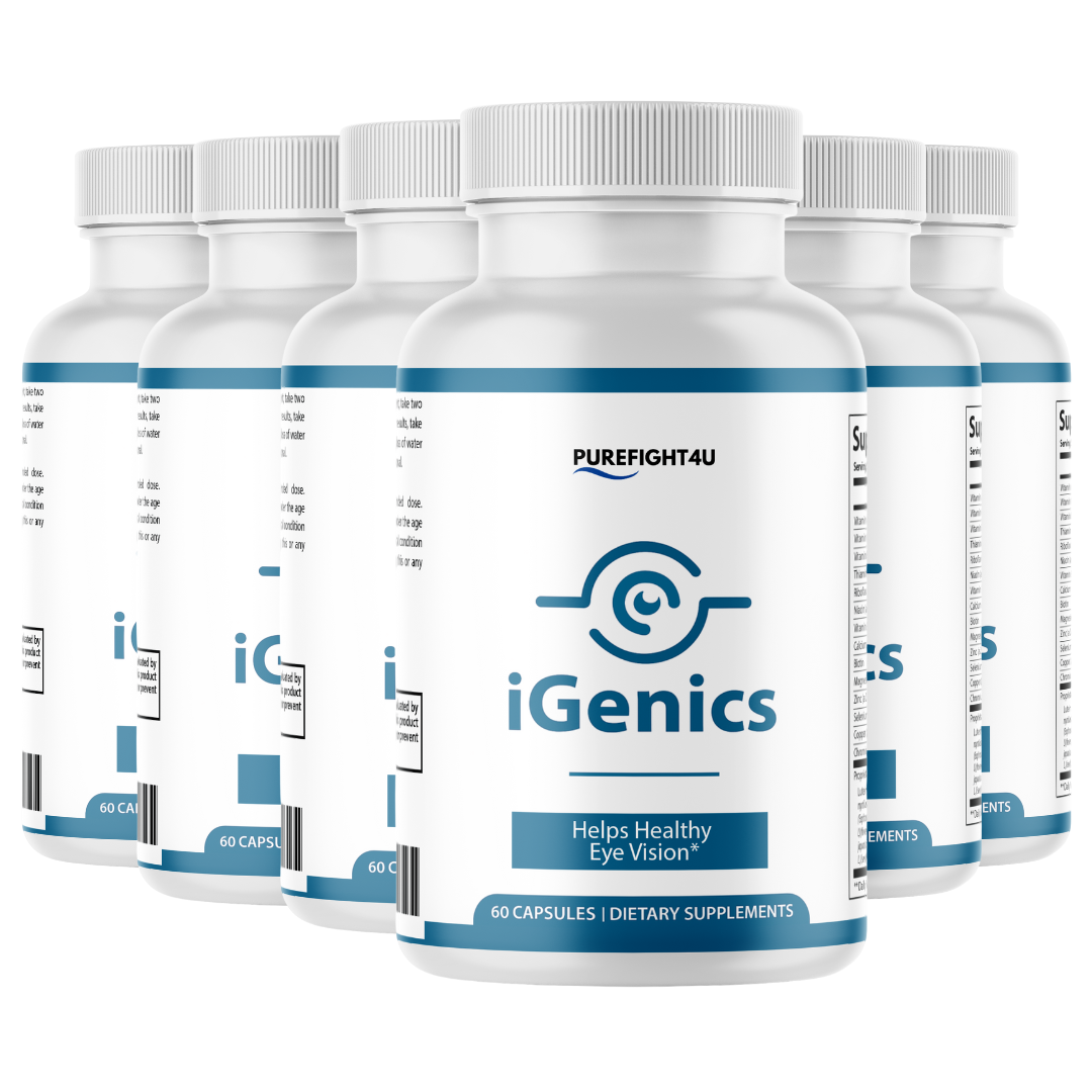 iGenics Eye & Vision Health Natural Formula Supplement - I Genics - 60 Capsules