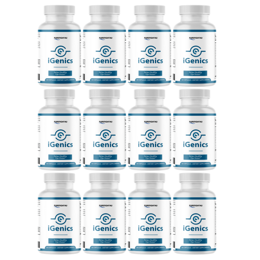 iGenics Eye & Vision Health Natural Formula Supplement - I Genics - 60 Capsules