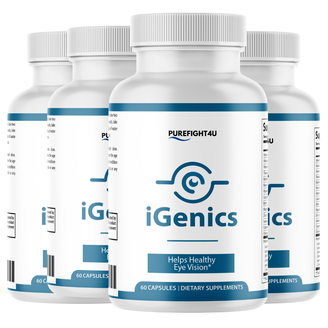 iGenics Eye & Vision Health Natural Formula Supplement - I Genics - 60 Capsules