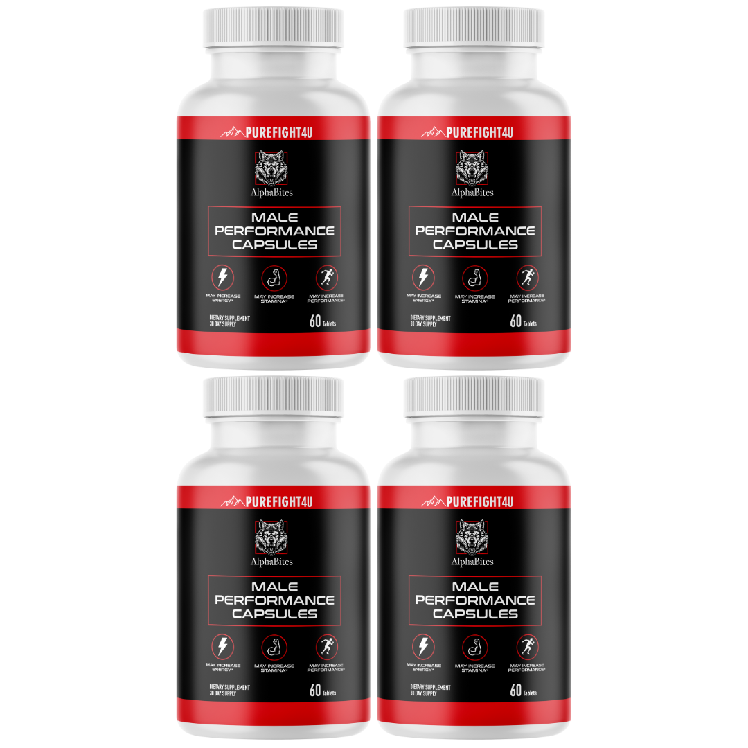 AlphaBites Male Performance to Boost Endurance Authentic 240 Tablets