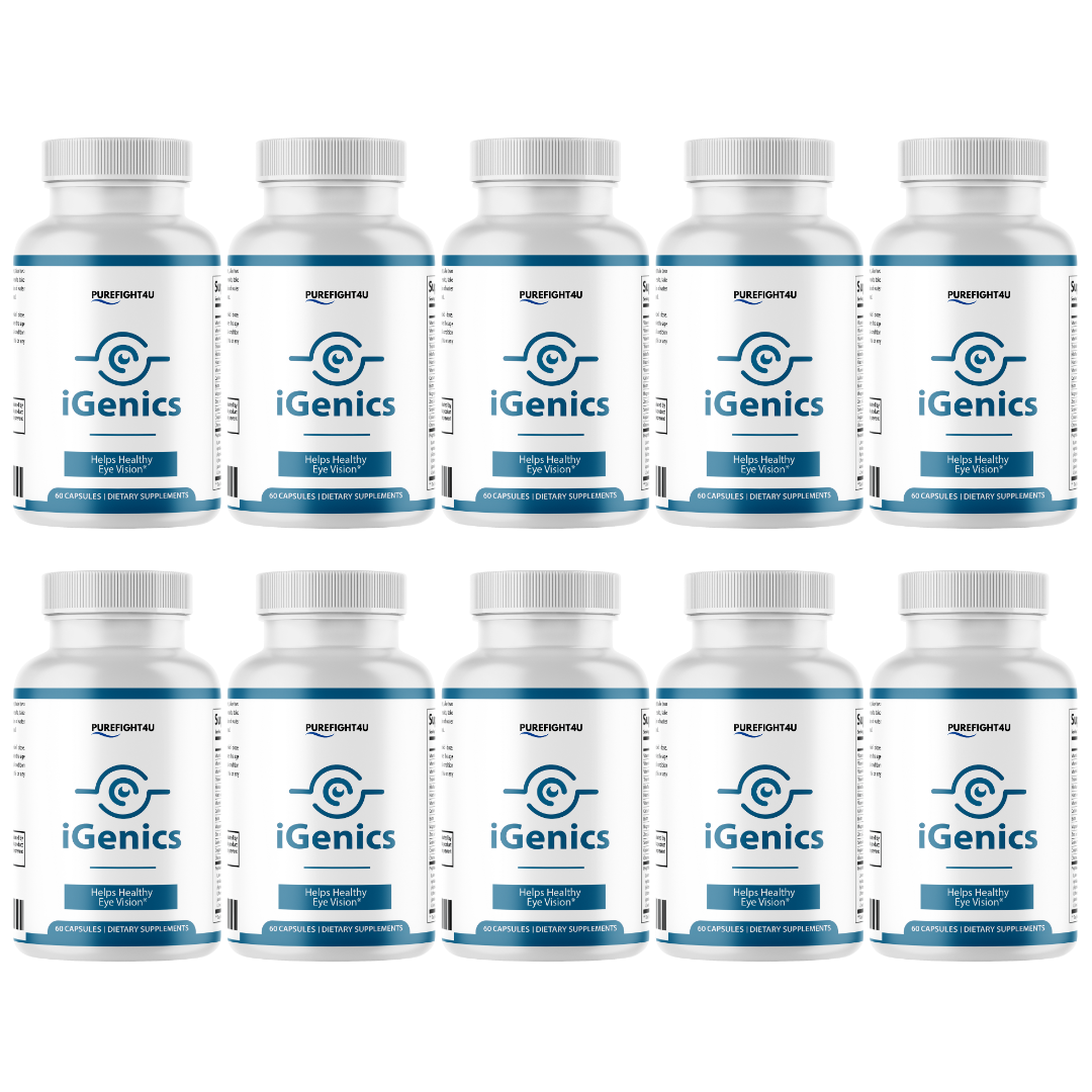 iGenics Eye & Vision Health Natural Formula Supplement - I Genics - 60 Capsules