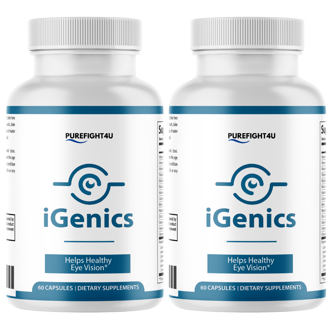iGenics Eye & Vision Health Natural Formula Supplement - I Genics - 60 Capsules