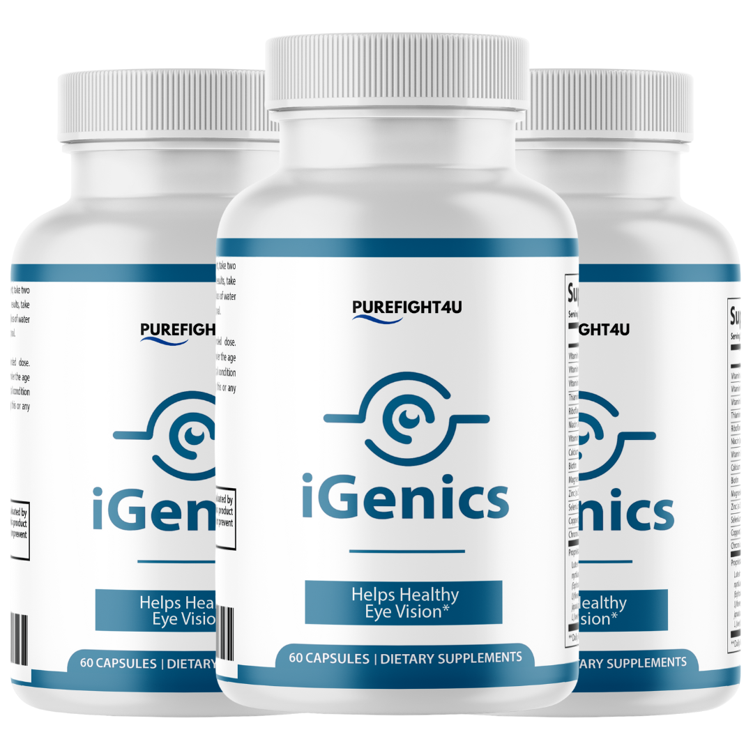 iGenics Eye & Vision Health Natural Formula Supplement - I Genics - 60 Capsules