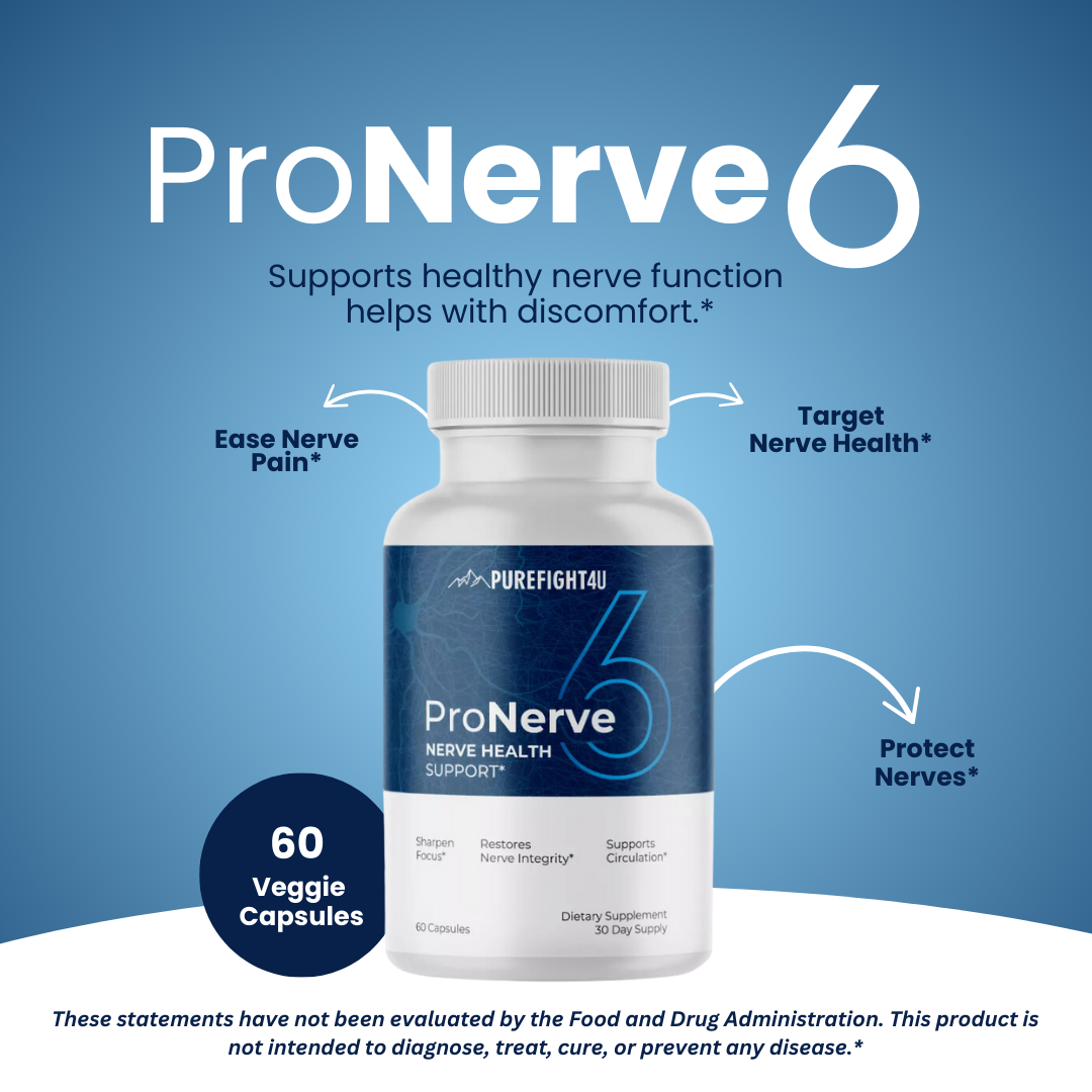 ProNerve 6 Nerve Health Supports Circulation Supplement 60 Capsules