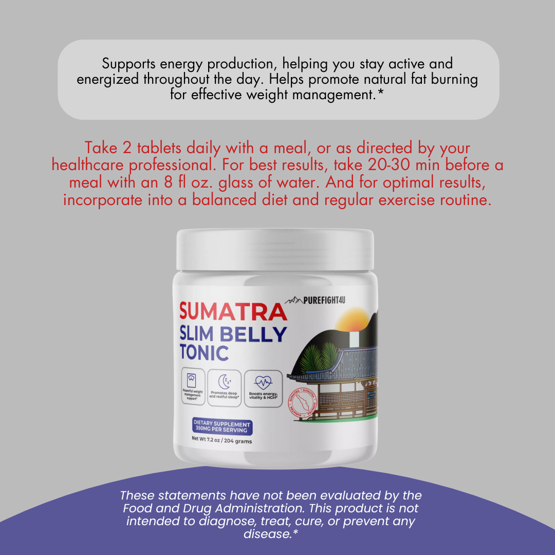 Sumatra Slim Belly Tonic Weight Management Supplement Powder 204g