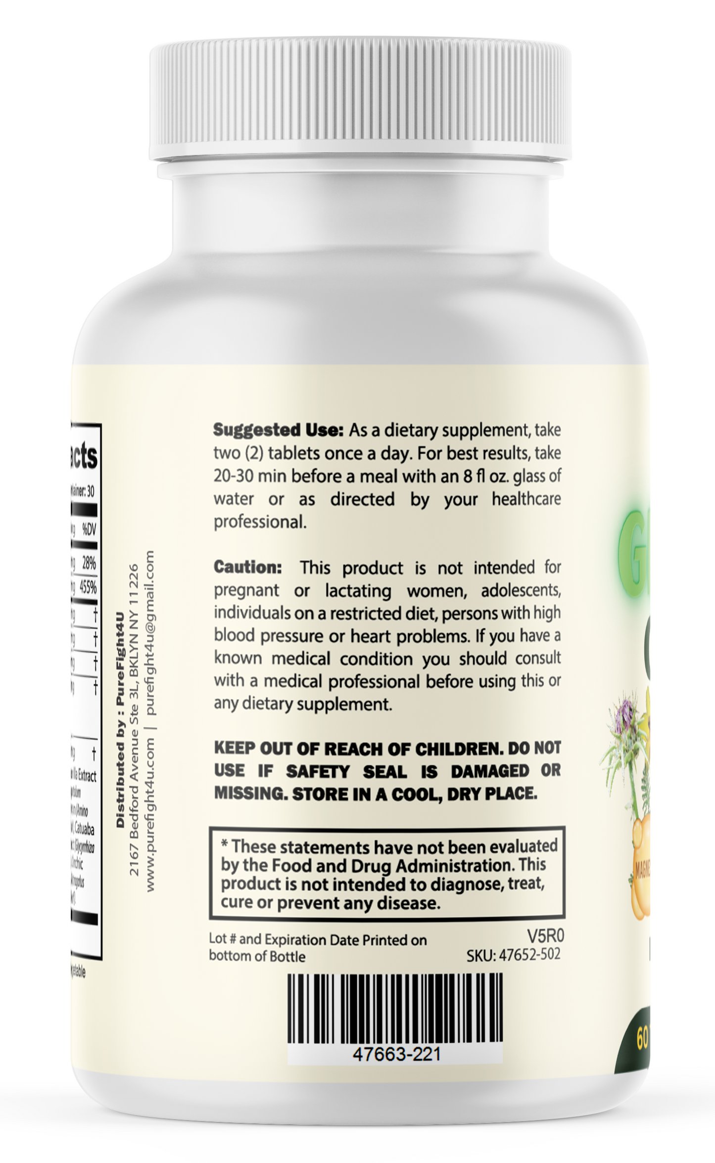 Glow XL Daily Support for Strength, Energy & Focus, 60 Tablets