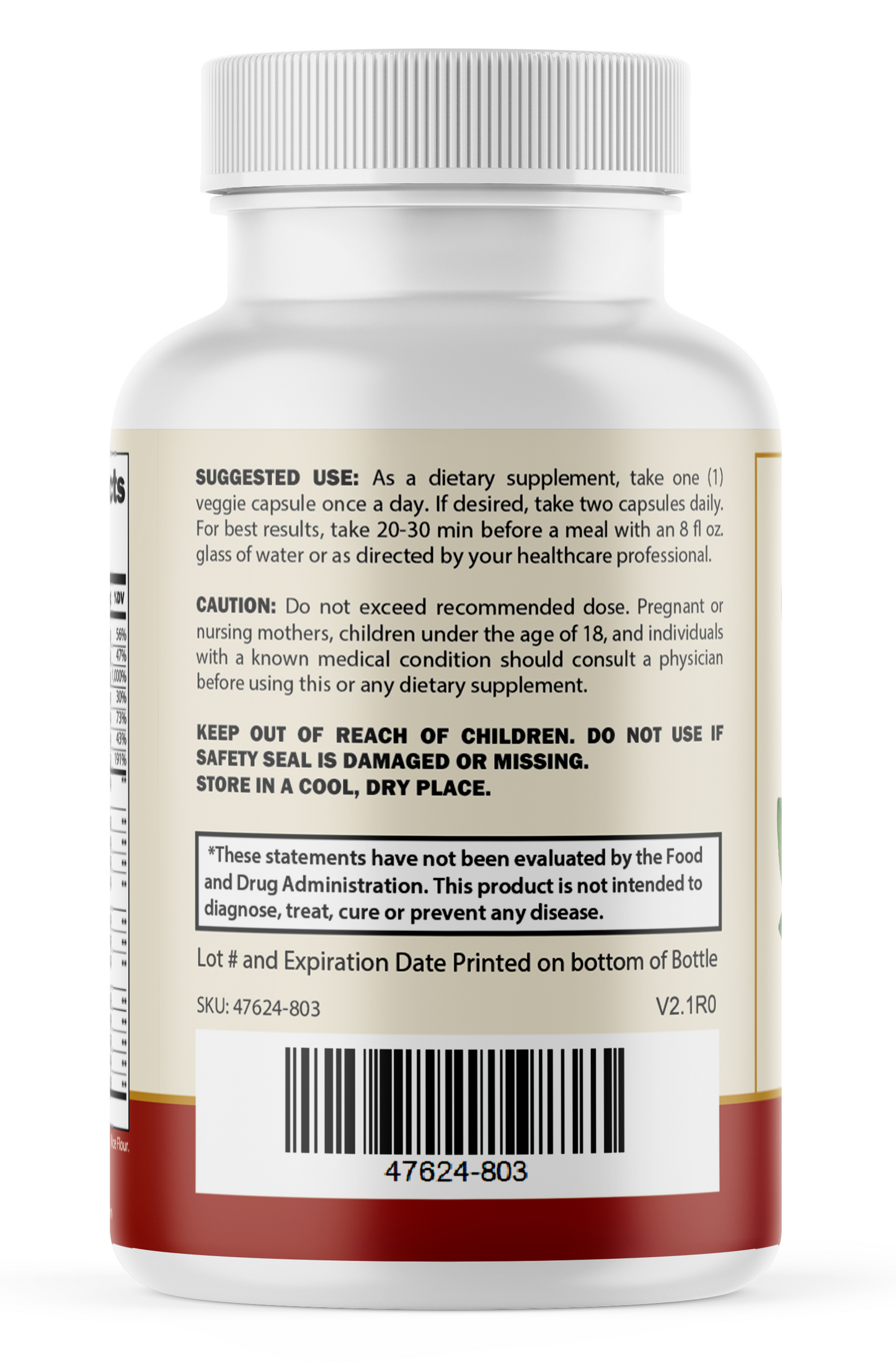 GlucoVita Natural Formula Supplement for Healthy Blood Sugar Levels, 60 Capsules