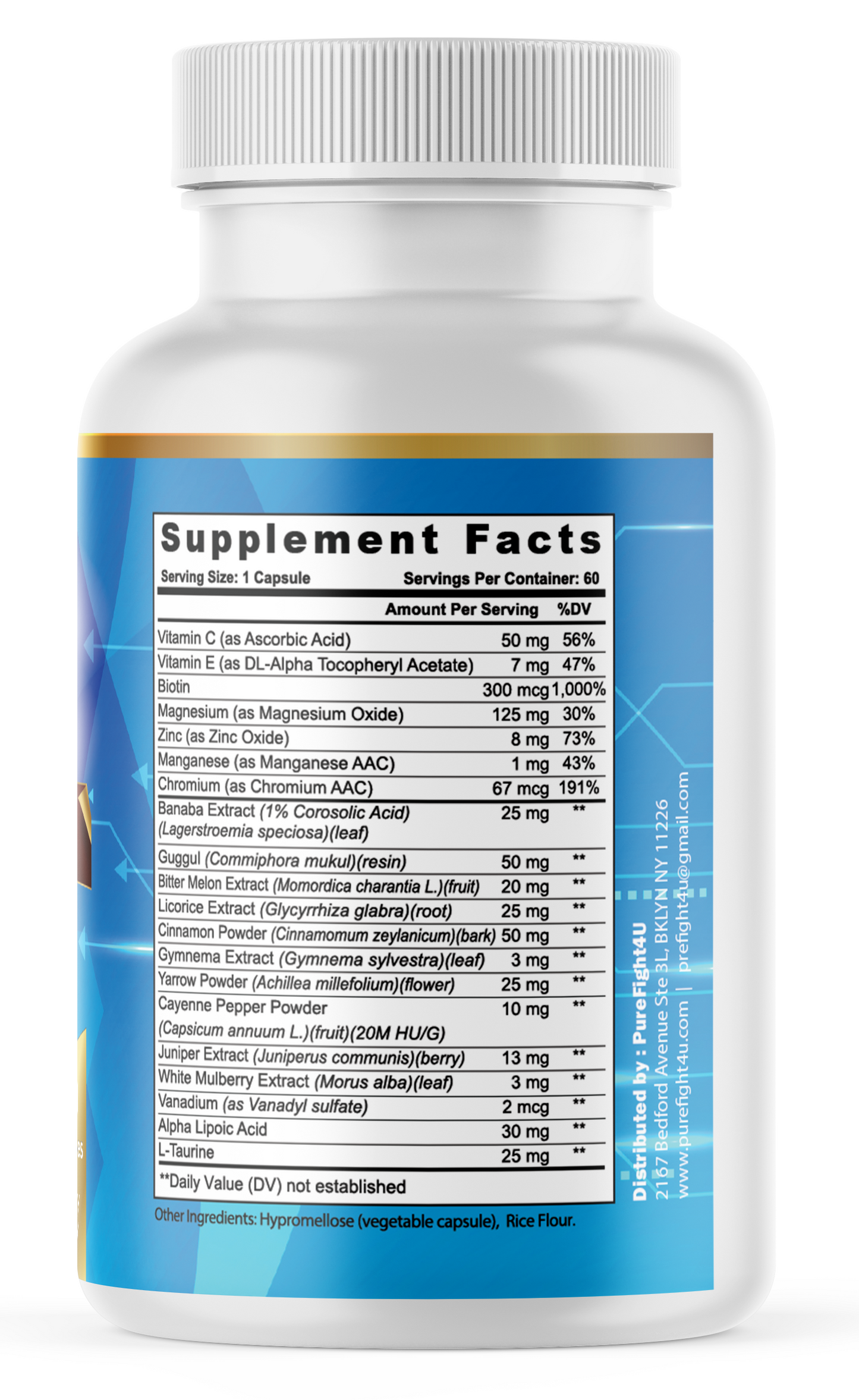 Glyco Balance Nutritional Support for Healthy Glucose Level, Supplement 60 Caps