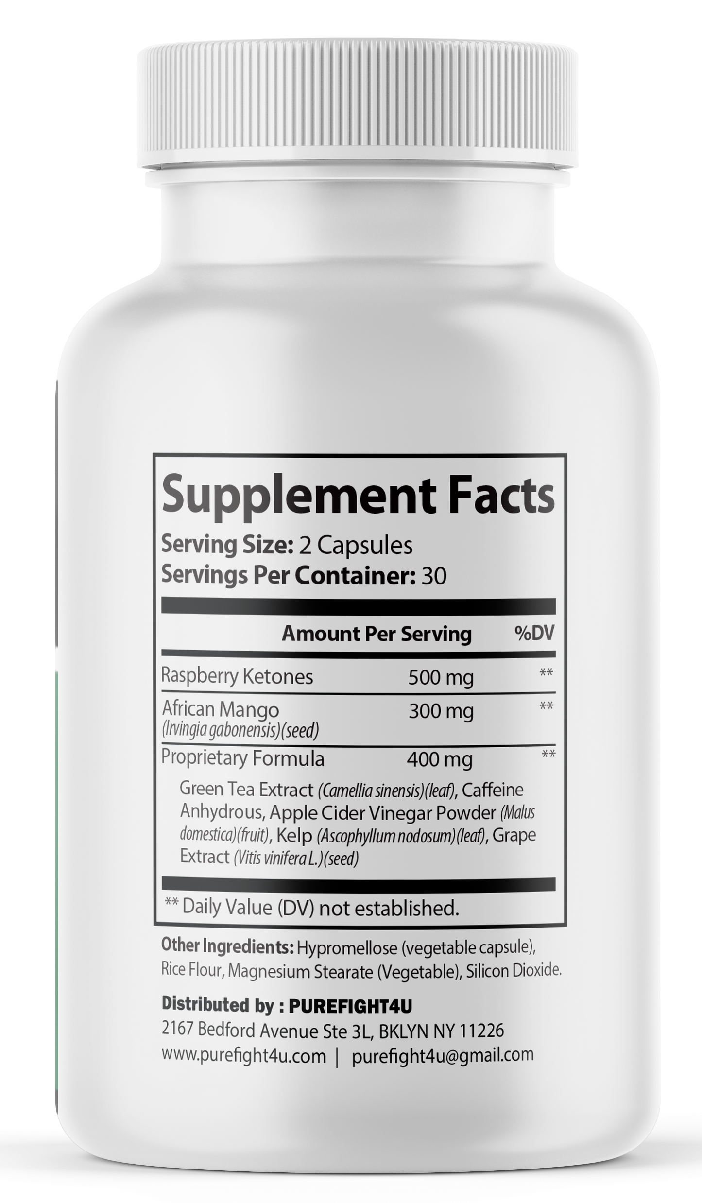 Luze Fit Detox Formula for Weight Loss Supplement | 3 Bottles 180 Capsules