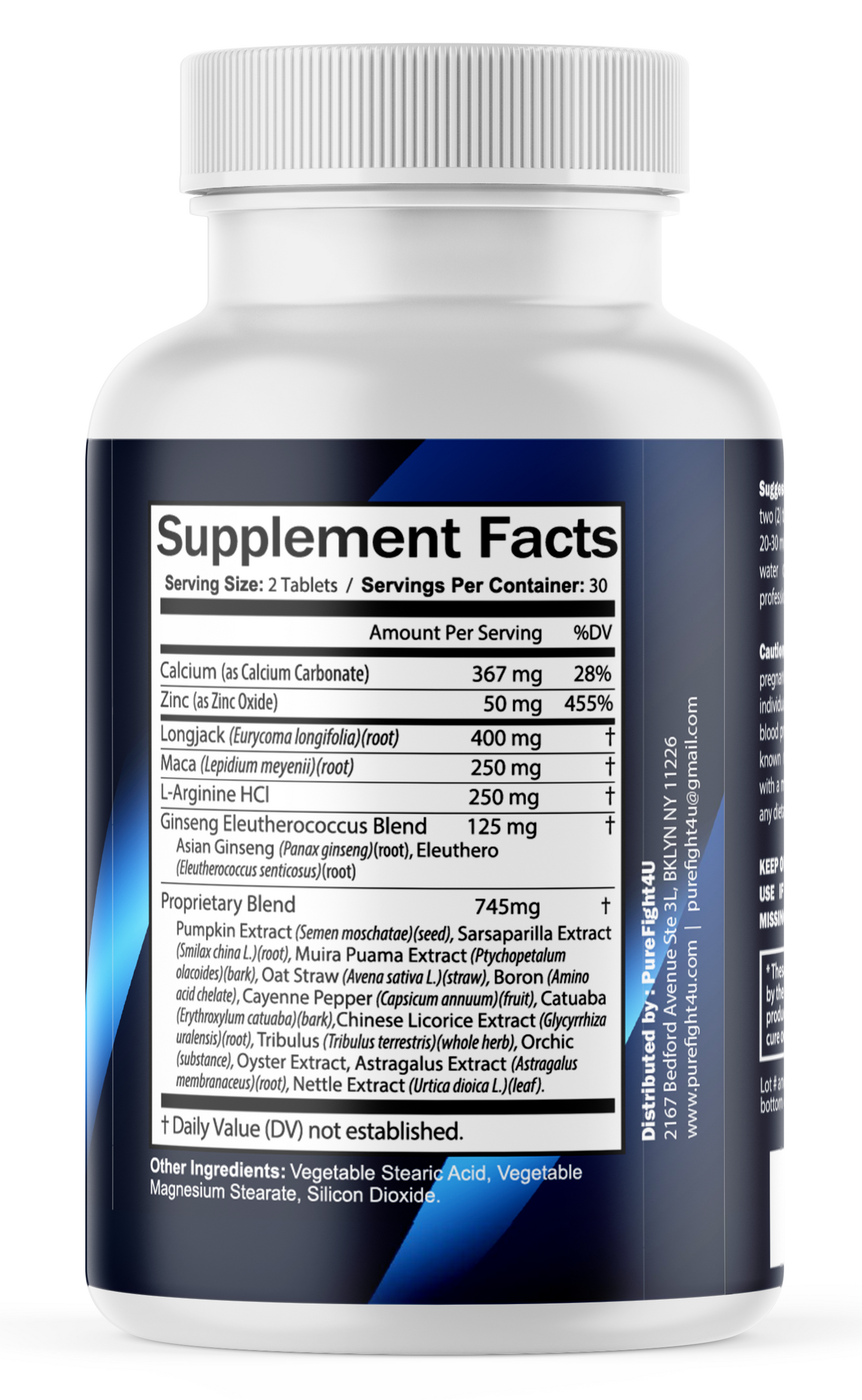 Thrust Maxx Daily Wellness Tablets for Energy & Endurance, 60 Tablets