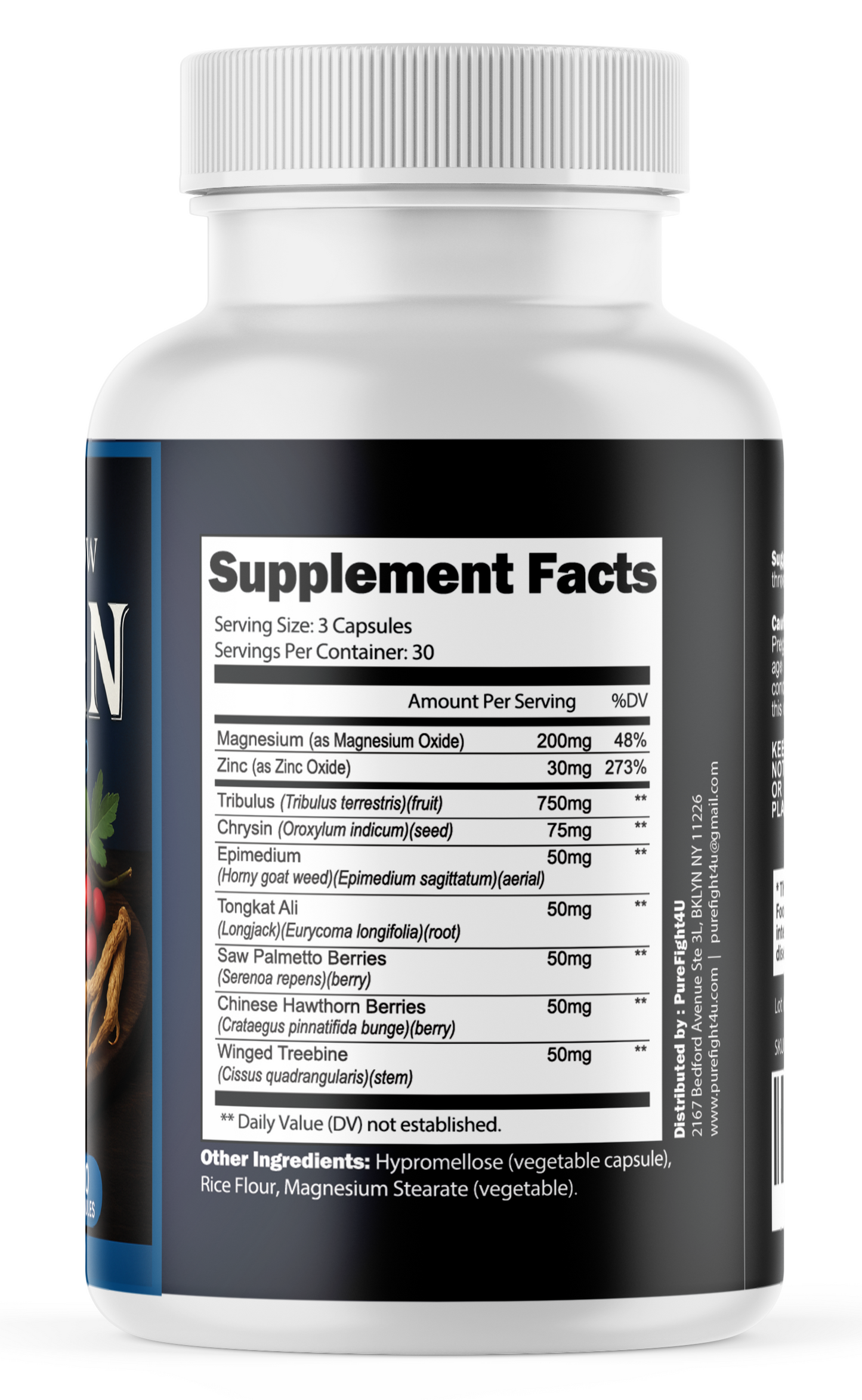 Blood Flow Titan Boost Pro Formula for Strength & Energy, 60 Capsules