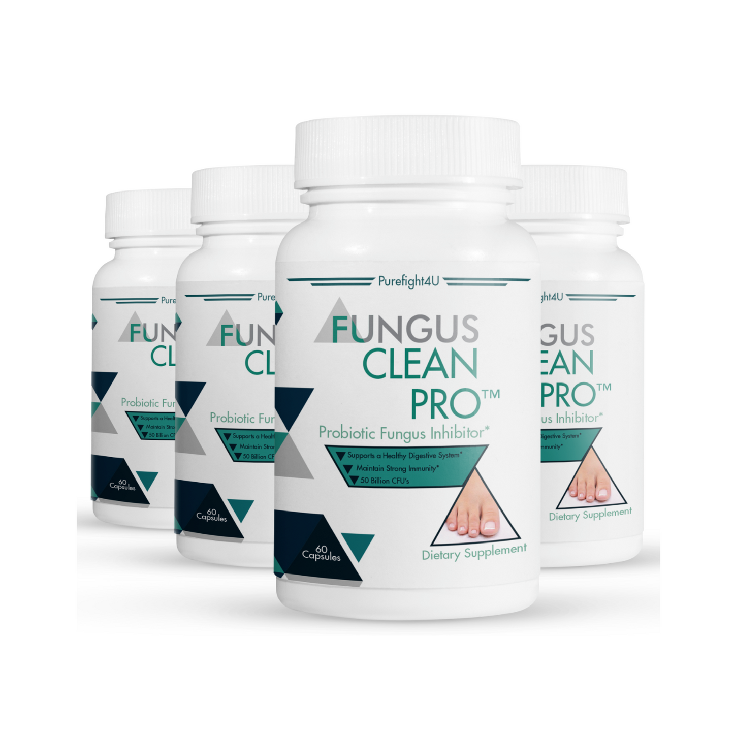 Fungus Clean Pro Probiotic Nail Fungus Supplement - 60 Capsules