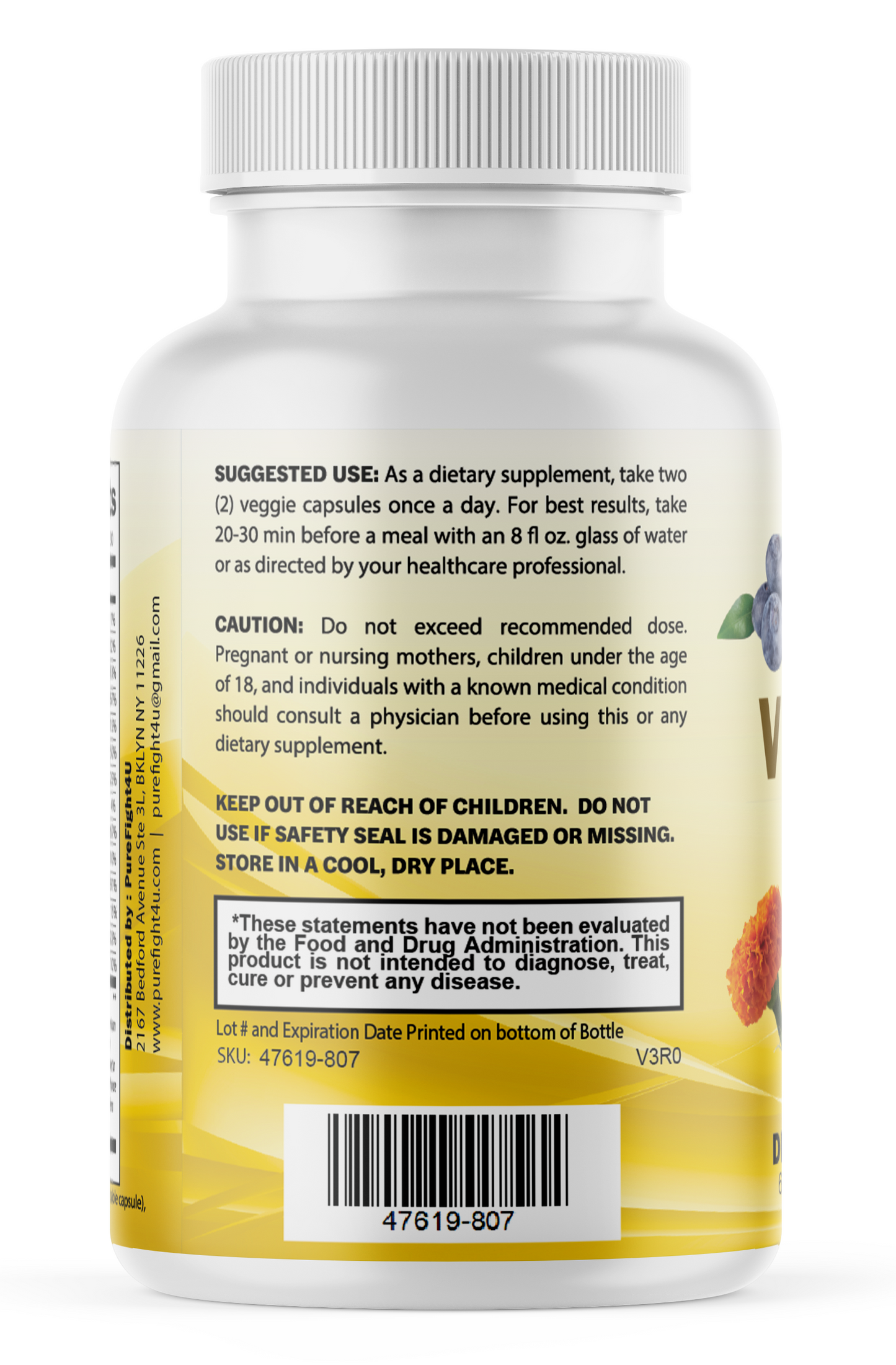 VistaMax (60 Capsules) Support to Eye Health & Strengthen Eye Function Vitamins