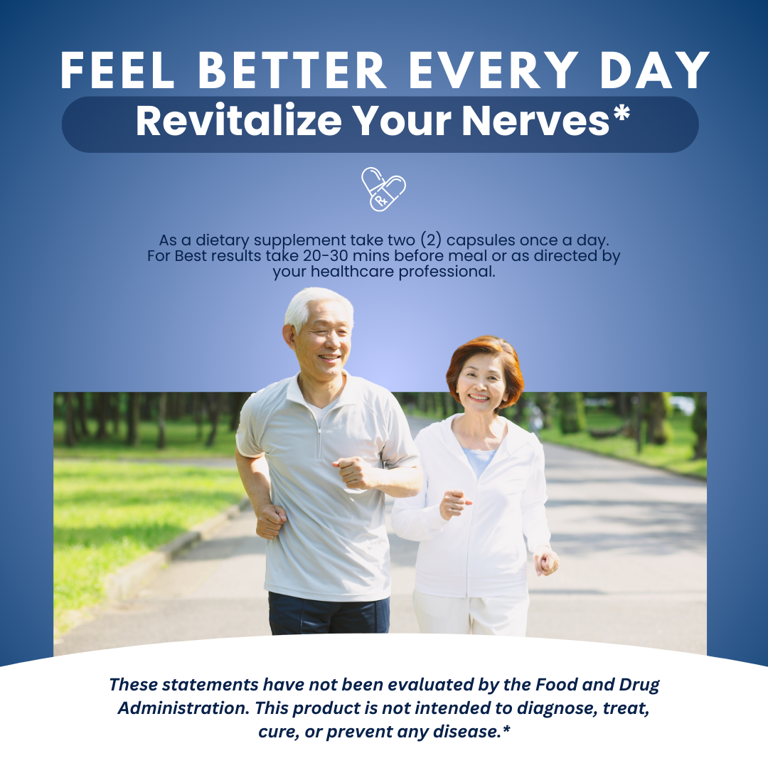 Bio Nerve Plus Premium Nerve Formula - 12 Bottles 720 Capsules