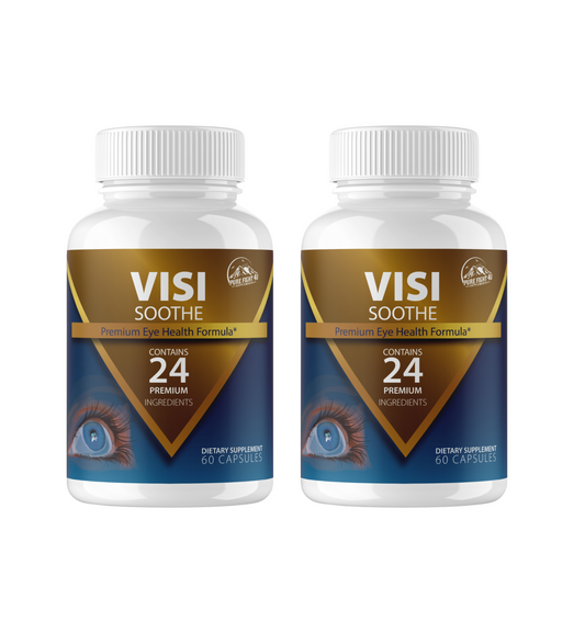 Visi Soothe Premium Eye Health Formula - 2 Bottles 120 Capsules