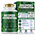 Recovery Foundation, Mood, Energy & Digestive Wellness, Botanical Dietary Supplement, 60 Capsules