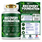 Recovery Foundation, Mood, Energy & Digestive Wellness, Botanical Dietary Supplement, 60 Capsules