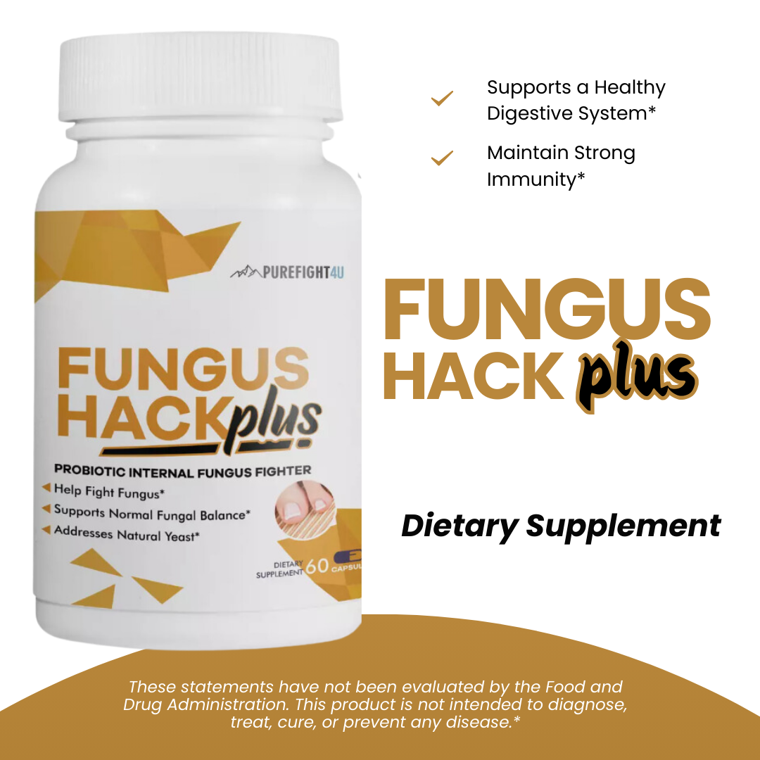 Fungus Hack Plus Probiotic Internal Fungus Fighter- Antifungal Nail Pill,60 Caps
