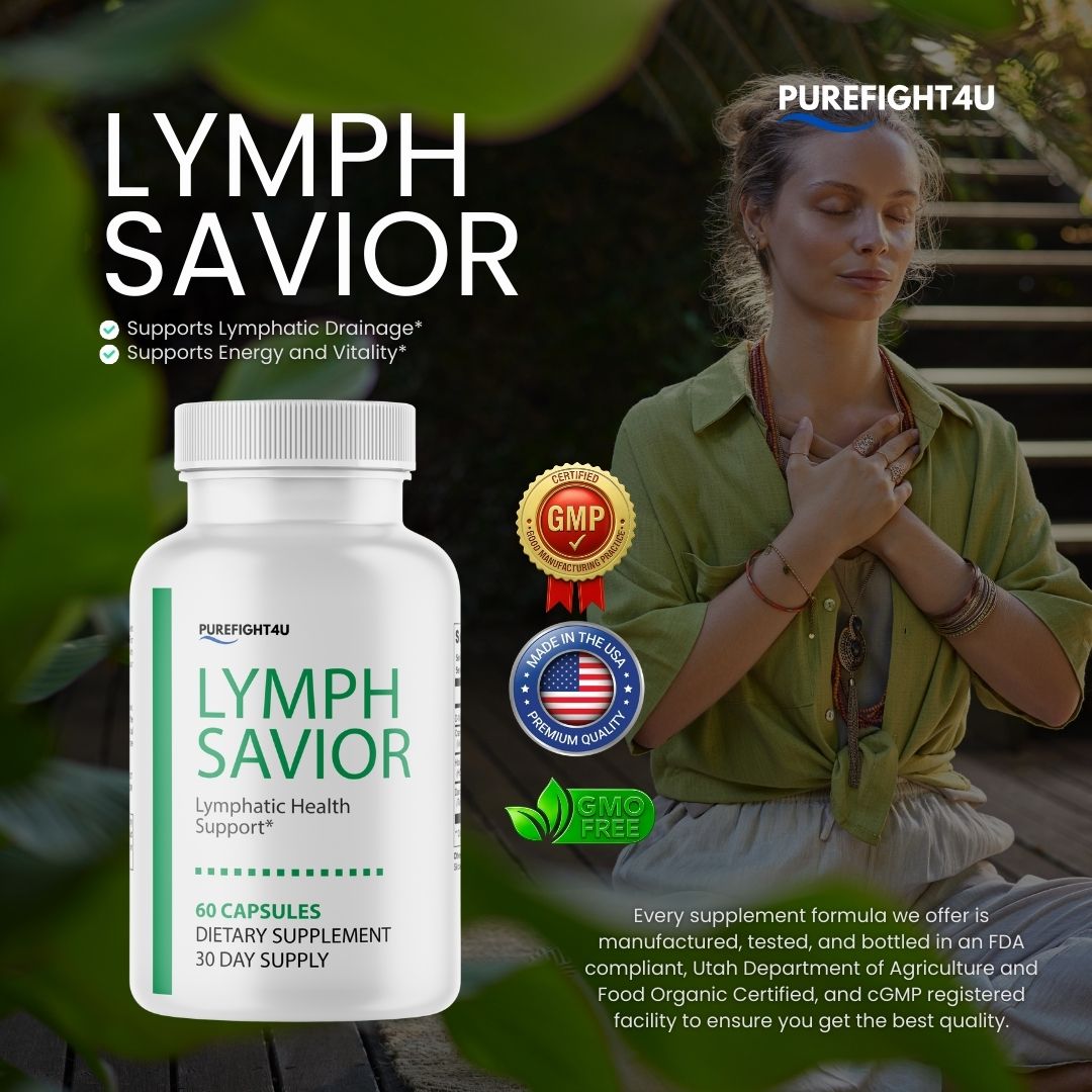 Lymph Savior Supplement Capsules for Lymphatic Health Support - 60 Capsules