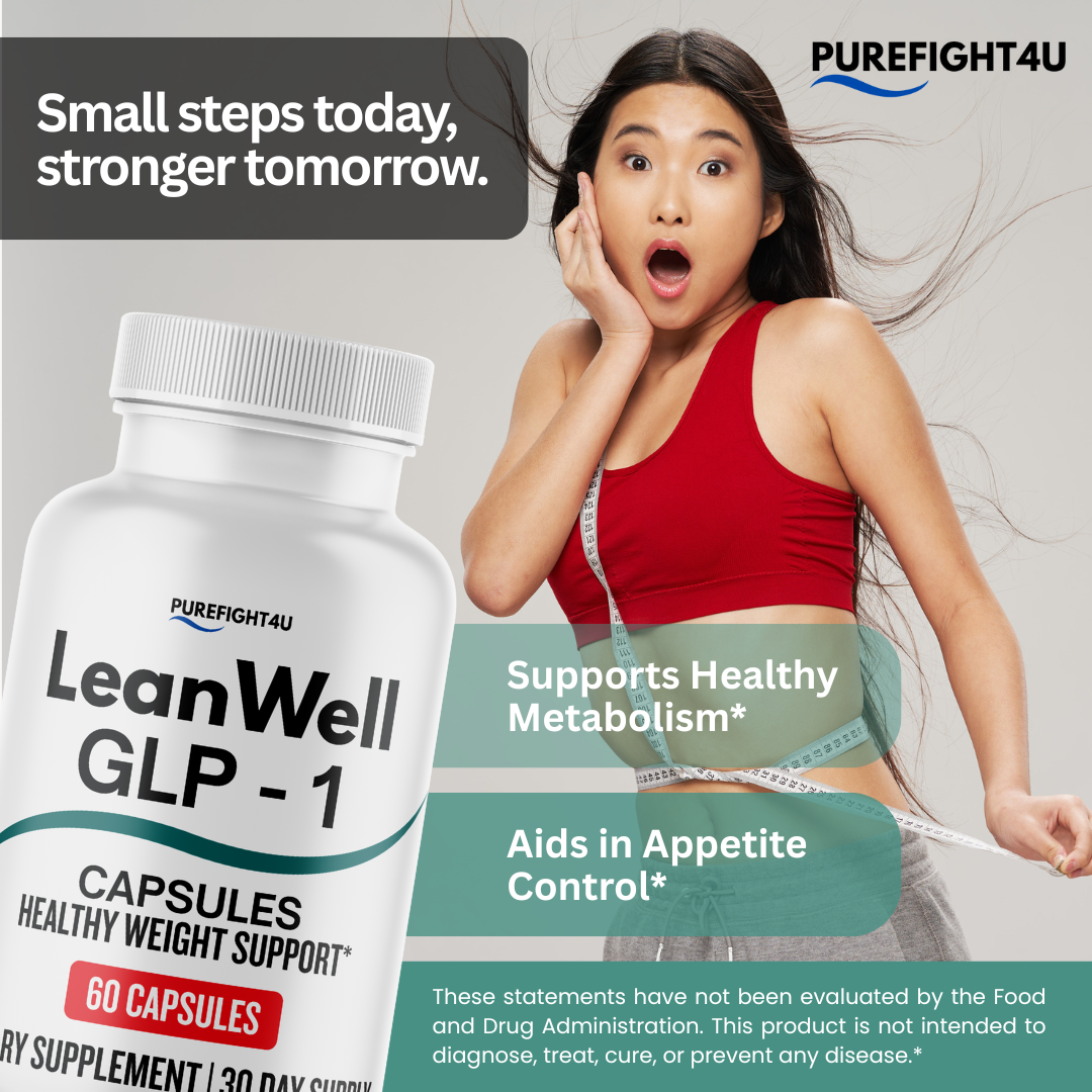 Lean Well GLP-1 Capsules Formula for Healthy Weight Support - 60 Capsules