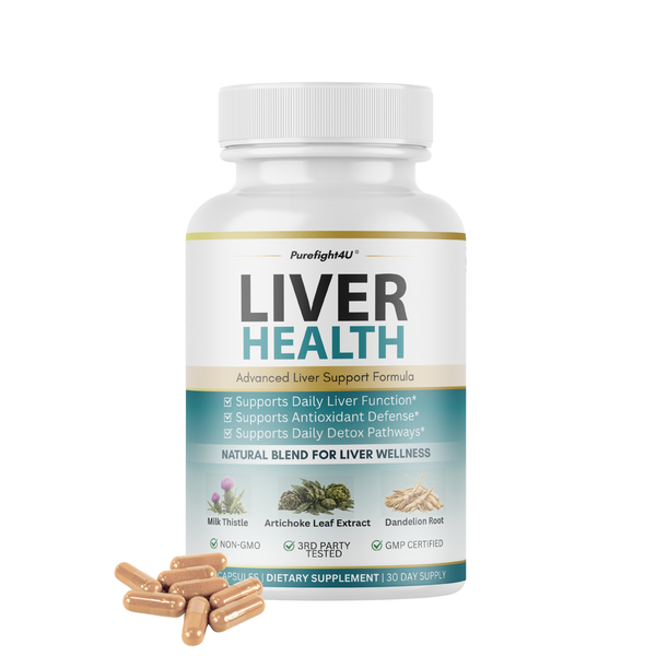 Liver Health Advanced Liver Wellness Support Formula Supplement - 60 Bottles