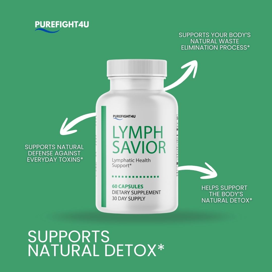 Lymph Savior Supplement Capsules for Lymphatic Health Support - 60 Capsules