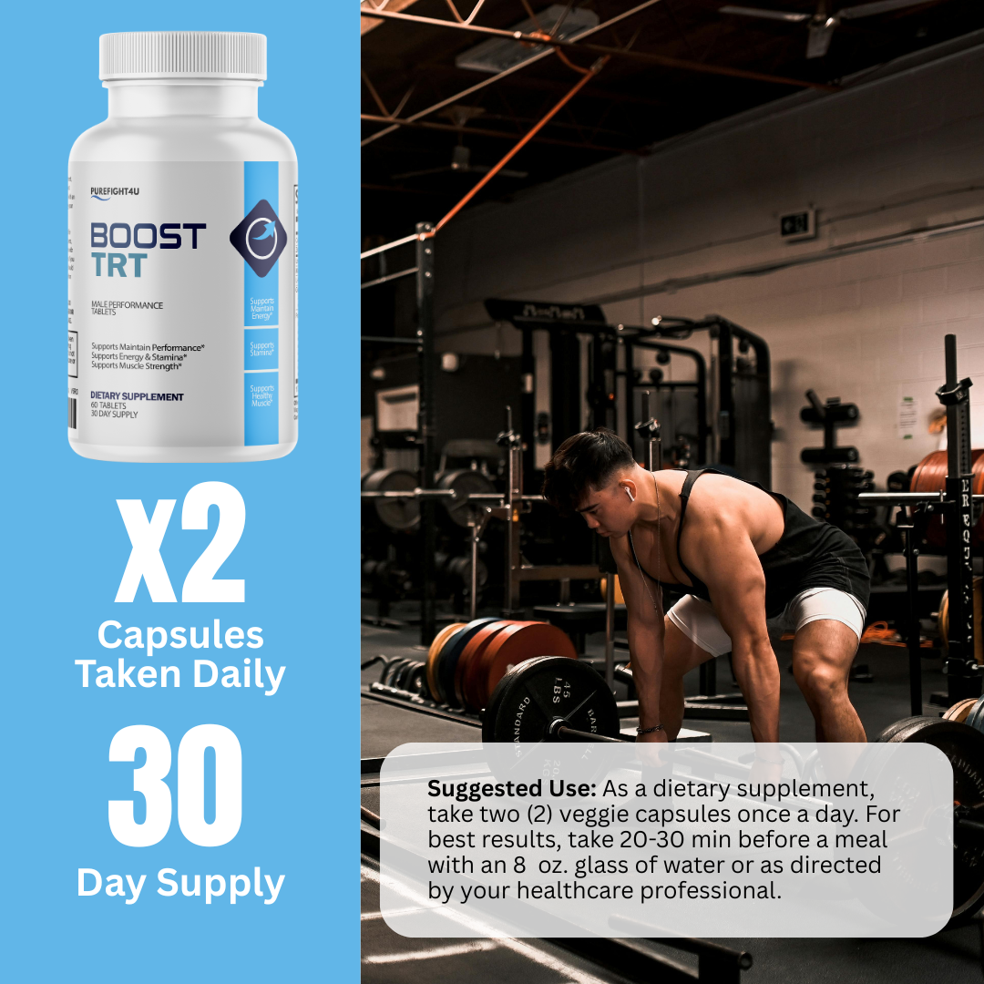 Boost TRT Male Performance Maximum Strength Supplement - 60 Tablets