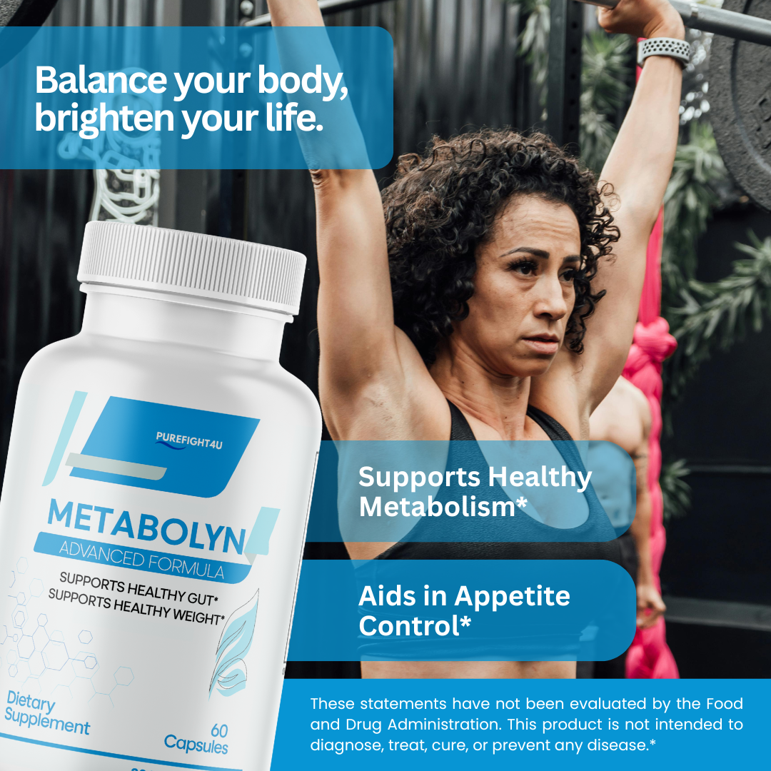 Metabolyn Supplement Weight Loss Support Formula - 60 Capsules