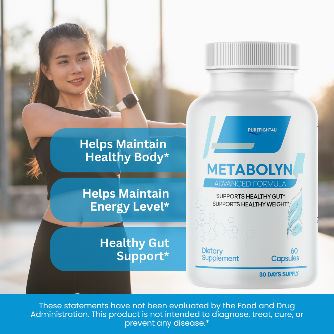 Metabolyn Supplement Weight Loss Support Formula - 60 Capsules