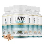 Liver Health Advanced Liver Wellness Support Formula Supplement - 6 Bottles