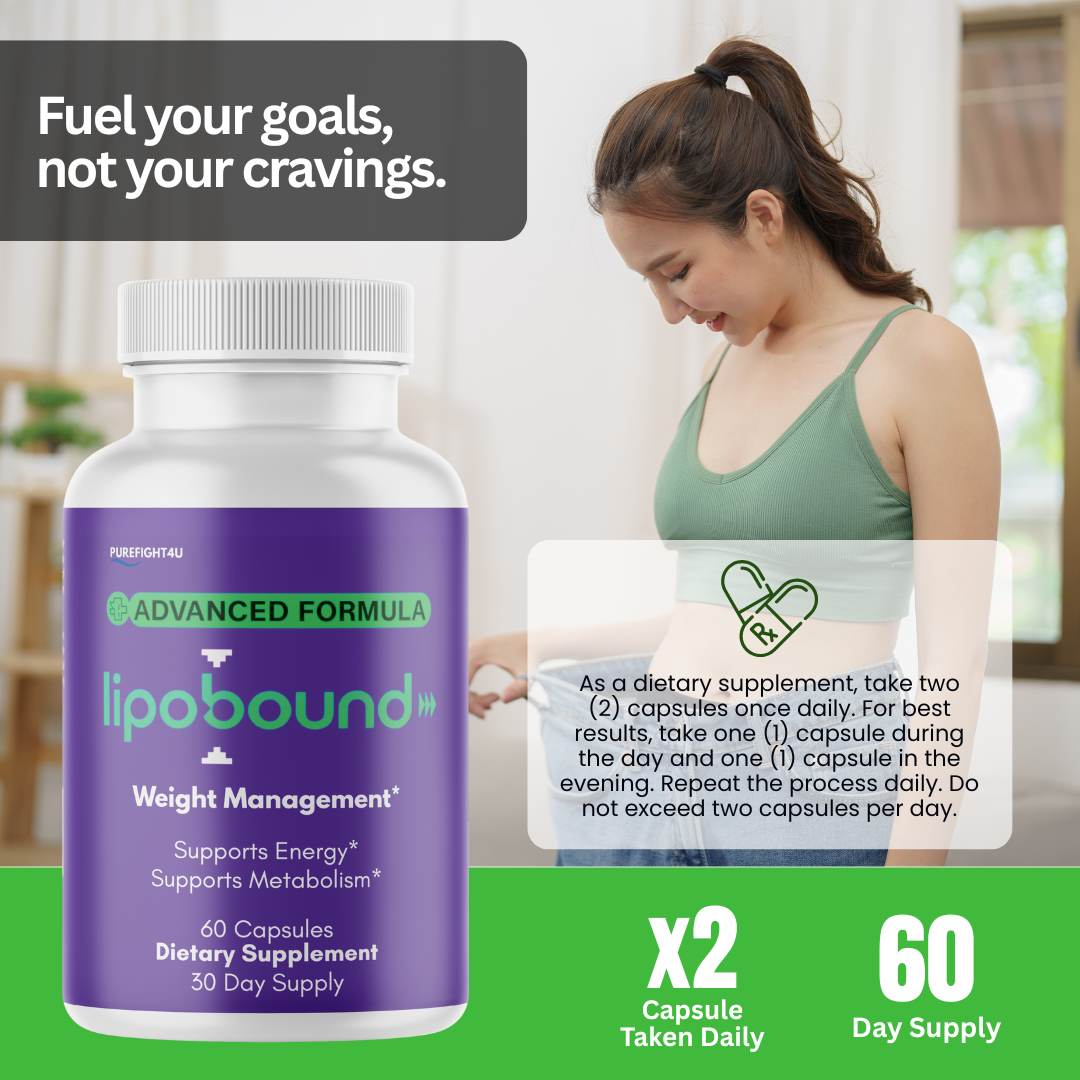 LipoBound Weight Loss Pills - Dietary Supplements | 60 Capsules
