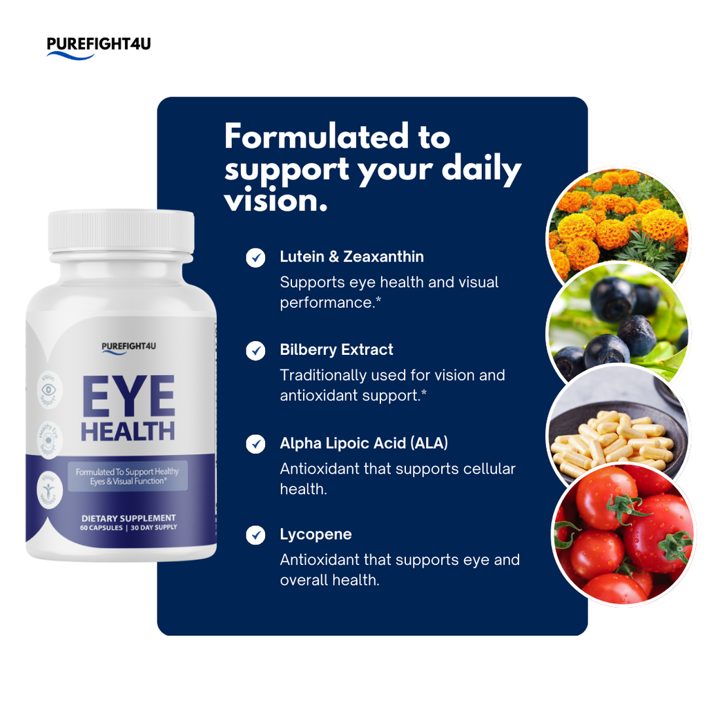 Eye Health Formulated for Vision Health Function Supplement - 10 Bottles