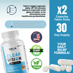 Clear Vision ProMax Eye & Vision Health Natural Formula Supplement - 2 Bottles