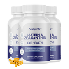 Lutein & Zeaxanthin Eye & Vision Health Natural Formula Supplement - 3 Bottles