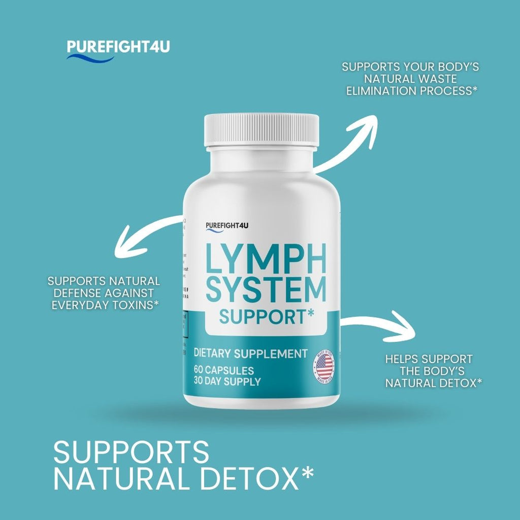 Lymph System Daily Capsules for Support Lymphatic System Supplement, 10 Bottles
