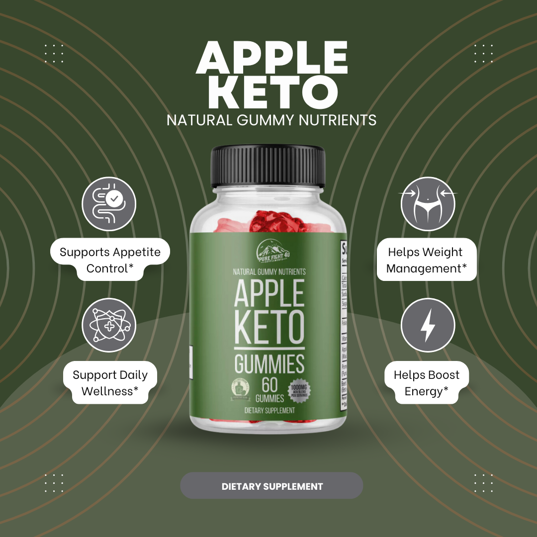 Apple Keto Dietary Supplement 60 Gummies