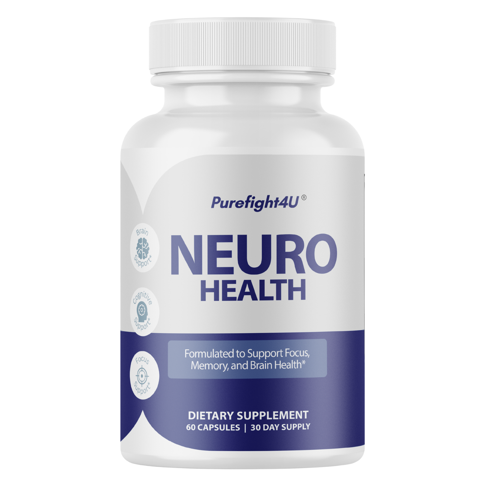 Neuro Health Formulated to Support Memory & Brain Health Supplement- 60 Capsules