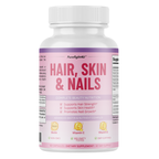 Purefight4u Hair, Skin & Nails Supports Healthy Hair Growth wBiotin -60 Capsules
