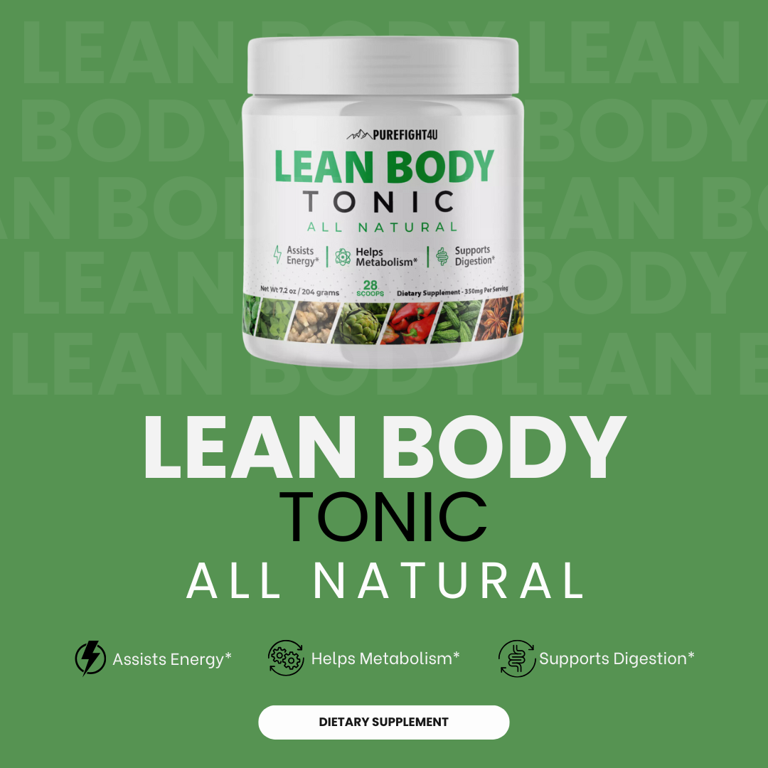 Lean Body Tonic All Natural Helps Metabolism Supplement 240g Powder - 2 Bottles