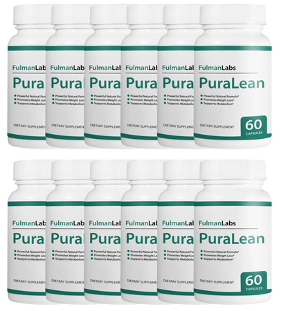Official PuraLean Pills, Advanced Formula 12 Bottles 720 Capsules