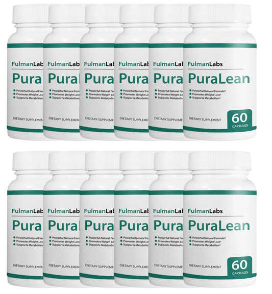 Official PuraLean Pills, Advanced Formula 12 Bottles 720 Capsules