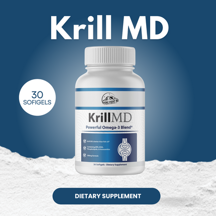 Krill MD Powerful Omega-3 Blend 60 Softgels