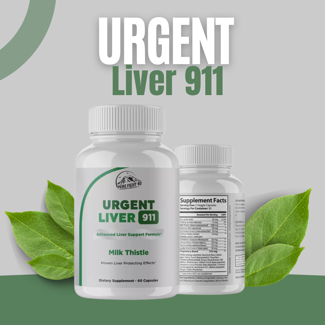 Urgent Liver 911 Advanced Liver Support Formula 60 Capsules