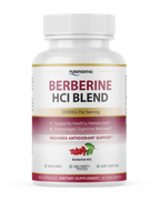 Berberine HCl 1200mg Metabolism Digestive Support - 60 Capsules