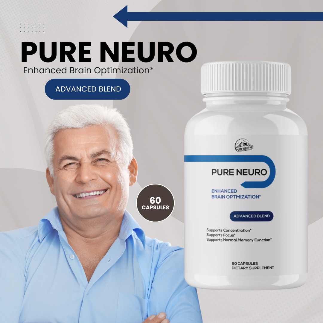 Pure Neuro Enhance Brain Optimization 3 Bottles 180 Capsules