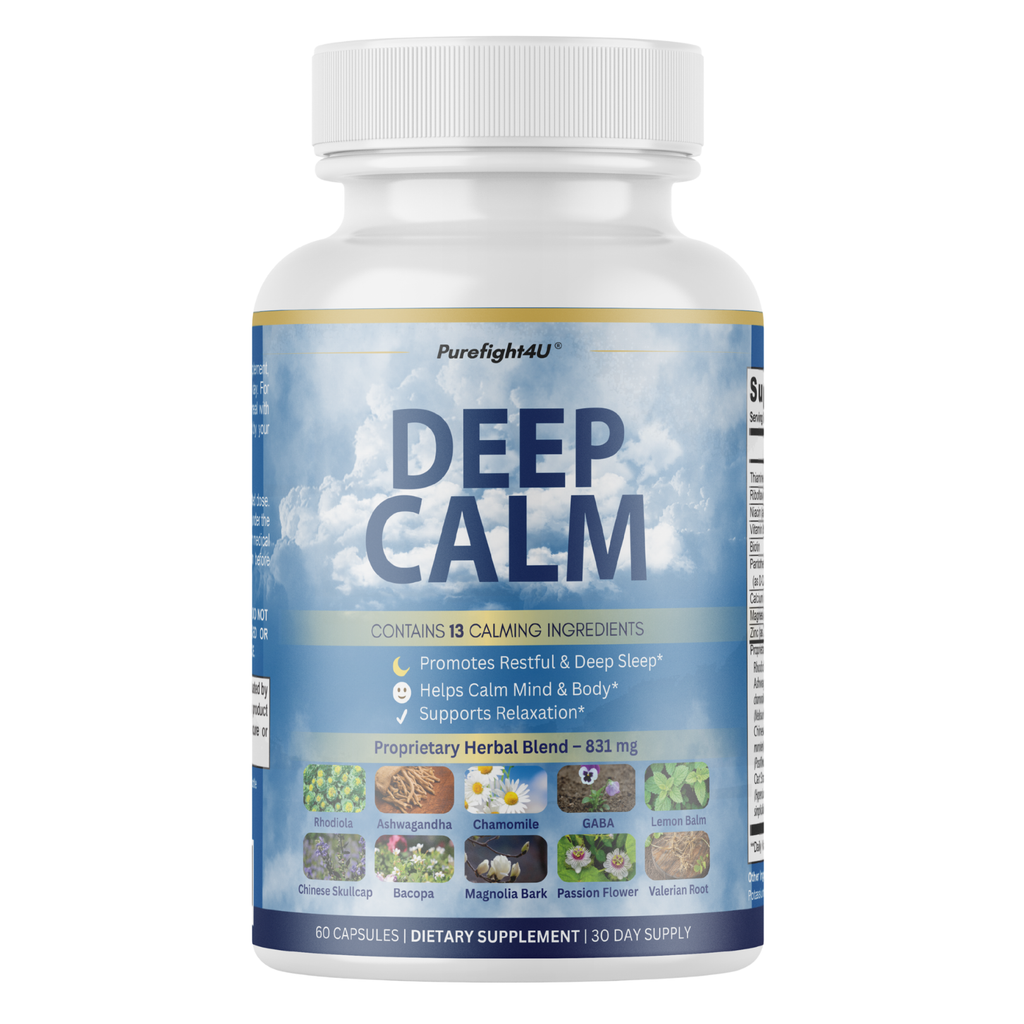 Deep Calm Supports Natural Sleep and Relaxation Supplement - 60 Capsules