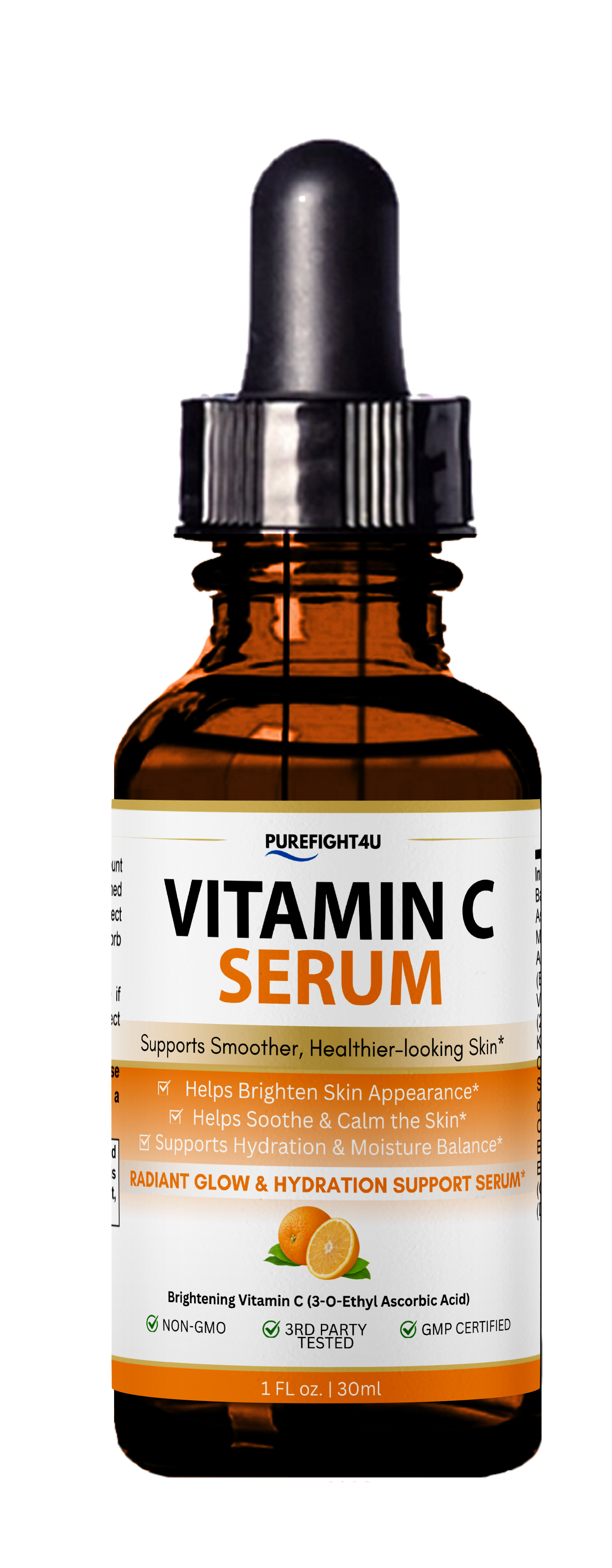 Purefight4U Vitamin C Serum for Face Anti Aging Formula 1FL oz 30ML