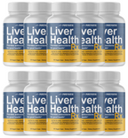 Liver Health RX Formula Supplement Pure Health 10 Bottles 600 Capsules